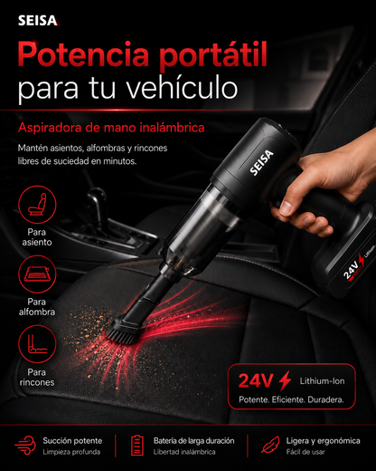 Aspiradora para coche inalambrica